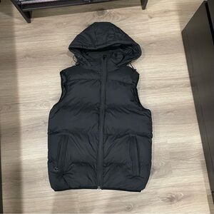 Black Puffer Vest, S